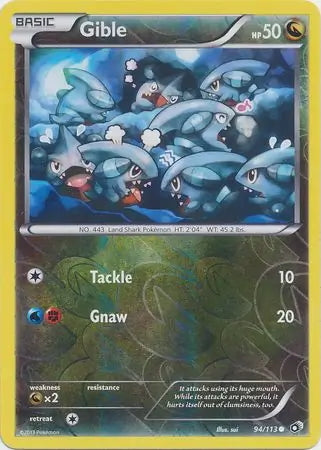 Legendary Treasures Gible #94/113 reverse holo